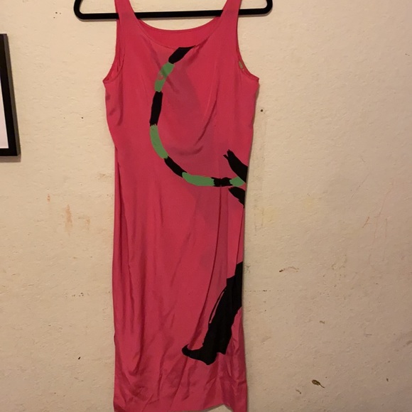 Cygne Design x vintage pure silk pink dress - Picture 3 of 3